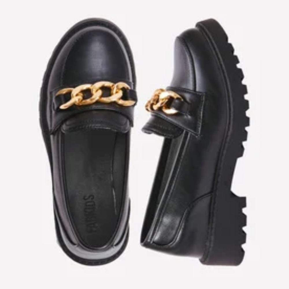 Chain Link Loafers ✰ academia // formal // jfashion